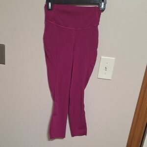 Lululemon Athletica Magenta Leggings